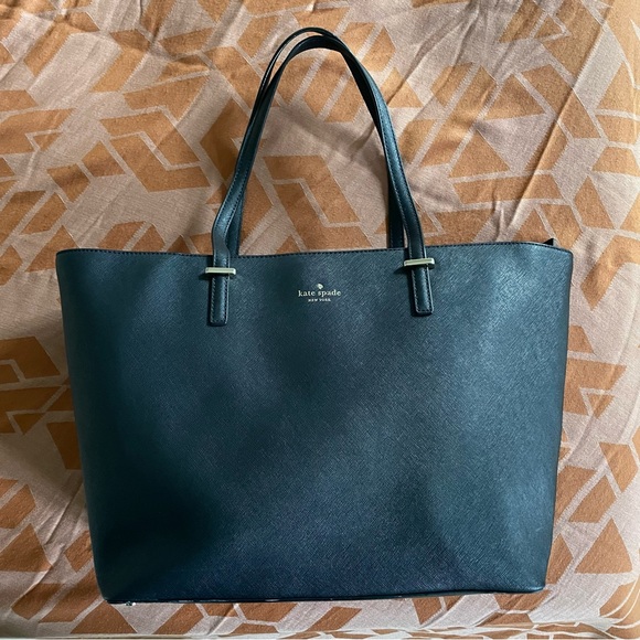 Kate Spade ♠️ Minimalist Black Leather Bag - Picture 3 of 9
